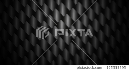 Dark black geometric grid background. Modern dark abstract vector texture. Dark black geometric grid background. Modern dark abstract vector texture. 125555595