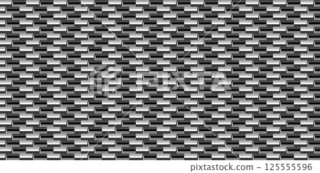 Dark black geometric grid background. Modern dark abstract vector texture. Dark black geometric grid background. Modern dark abstract vector texture. 125555596