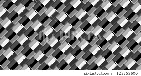 Dark black geometric grid background. Modern dark abstract vector texture. Dark black geometric grid background. Modern dark abstract vector texture. 125555600