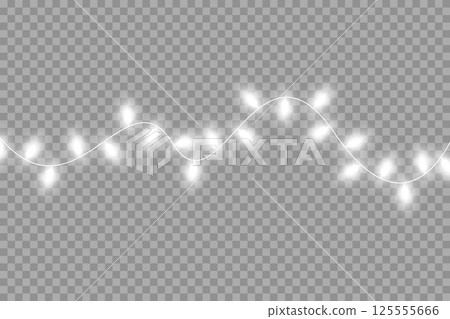 Beautiful Decorative White String Lights Perfect for Enhancing Any Festive Occasion or Celebration Event 125555666