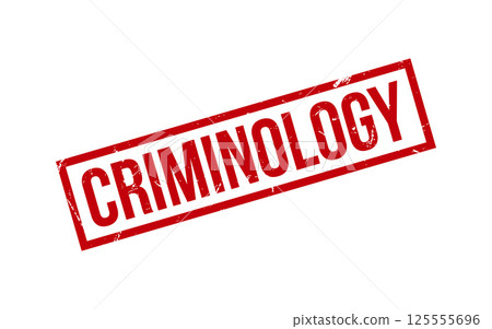 Criminology Rubber Stamp Seal Vector 125555696