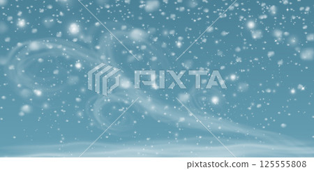 A Winter Blizzard Scene featuring beautiful Snowflakes and Swirling Winds capturing the essence of winter A Winter Blizzard Scene featuring beautiful Snowflakes and Swirling Winds capturing the essence of winter 125555808