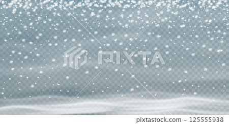 Snowy Texture Overlay for Beautiful Winter Designs and Backgrounds Perfect for Various Creative Projects 125555938