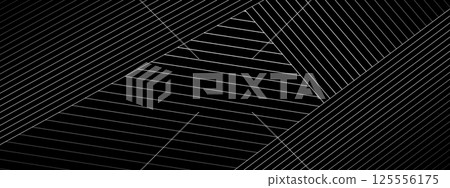 Abstract black background with diagonal lines. Modern dark abstract vector texture. Abstract black background with diagonal lines. Modern dark abstract vector texture. 125556175