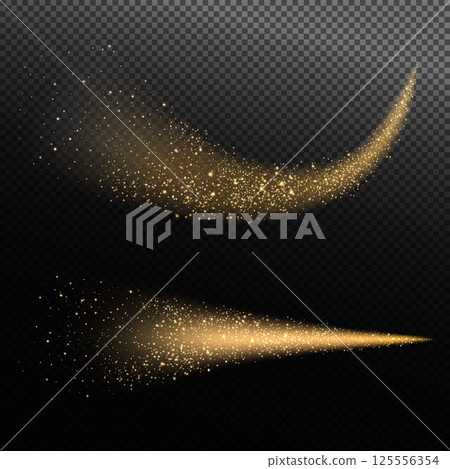 Shimmering and Glittering Golden Sparkles along with Spectacular Effects Ideal for Creative Designs and Ideas Shimmering and Glittering Golden Sparkles along with Spectacular Effects Ideal for Creative Designs and Ideas 125556354