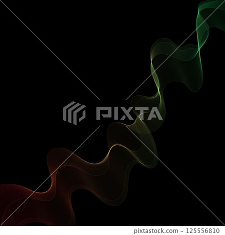 Abstract vector wavy lines in colors. Eps 10 125556810