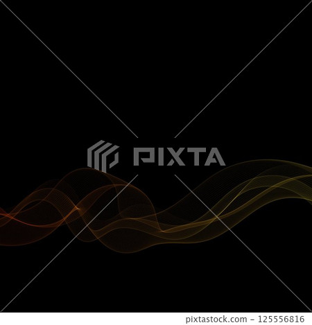 Abstract vector wavy lines in colors. Eps 10 125556816