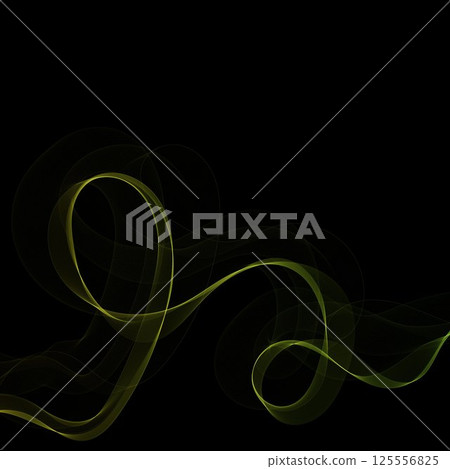 Color light color on black background. Abstract waves design. Eps 10 Color light color on black background. Abstract waves design. Eps 10 125556825