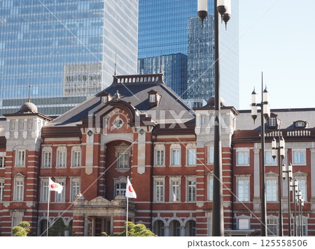 Tokyo Station Marunouchi Exit Red Brick Station Building 125558506