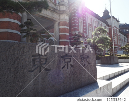 東京站丸之內出口紅磚車站大樓 東京站丸之內出口紅磚車站大樓 125558642