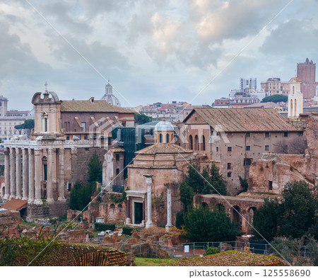 Roman Forum in Rome, Italy. Roman Forum in Rome, Italy. 125558690