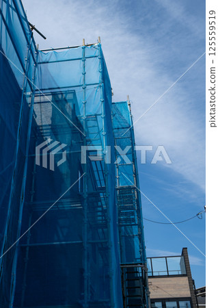 獨立式住宅施工現場 獨立式住宅施工現場 125559519