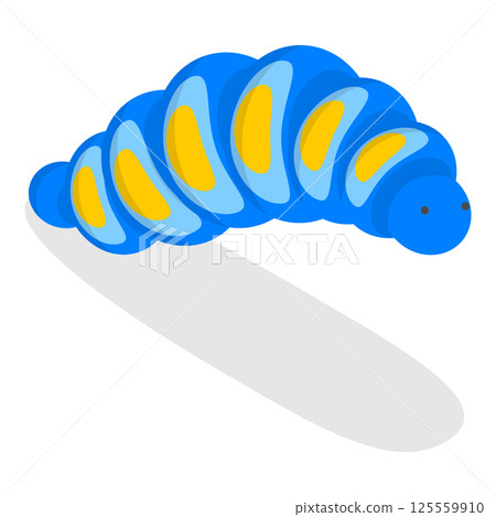 3D Isometric Flat Set of Caterpillars. Item 3 3D Isometric Flat Set of Caterpillars. Item 3 125559910
