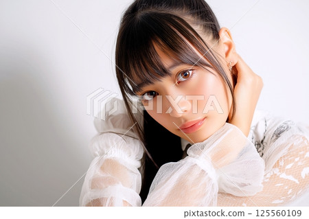 Beautiful skin women/skin care "AI generated images" 125560109