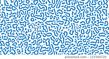 Vector Generative algorithm psychedelic background. Reaction-diffusion or turing pattern formation. Organic lines in memphis. Unique texture of homogeneous, uniform state in biological organisms Vector Generative algorithm psychedelic background. Reaction-diffusion or turing pattern formation. Organic lines in memphis. Unique texture of homogeneous, uniform state in biological organisms 125560720