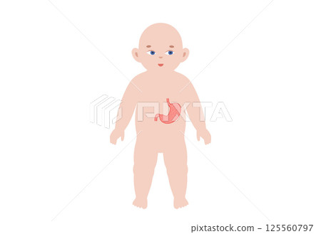 Stomach diseases in a child 125560797