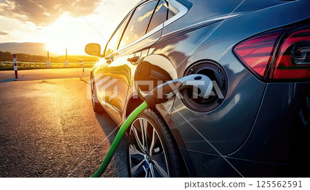 AI影像：電動車充電 125562591