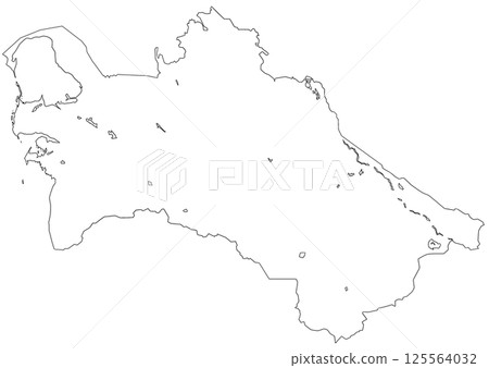Blank map of Turkmenistan Blank map of Turkmenistan 125564032