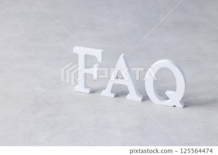 常見問題FAQ 125564474