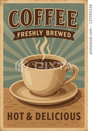 Vintage style coffee posters (retro & classic design) Vintage style coffee posters (retro & classic design) 125565226