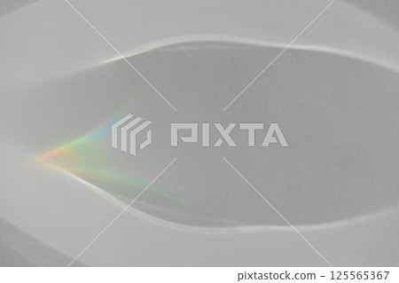 Caustic effect light refraction on white wall overlay photo mockup, blurred sun rays refracting through glass prism with shadow. Abstract natural light refraction silhouette on water surface Caustic effect light refraction on white wall overlay photo mockup, blurred sun rays refracting through glass prism with shadow. Abstract natural light refraction silhouette on water surface 125565367