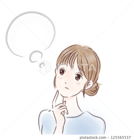 thinking woman 125565537