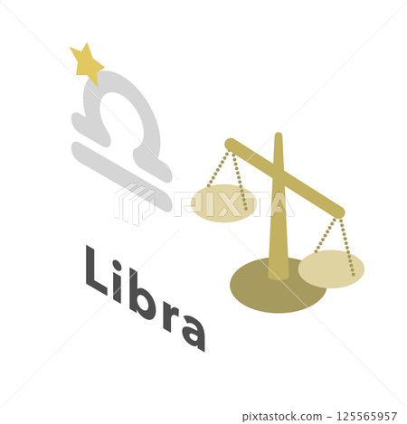 等距插圖：天秤座 125565957