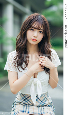 Illustration of a woman 125566497