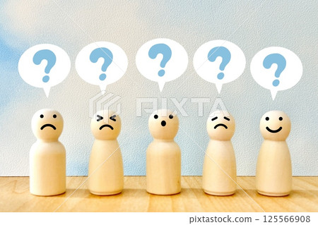 People who don't understand and have doubts People who don't understand and have doubts 125566908