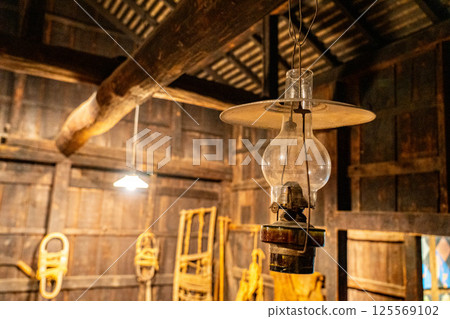 The lives of Hokkaido pioneers and lamps 125569102