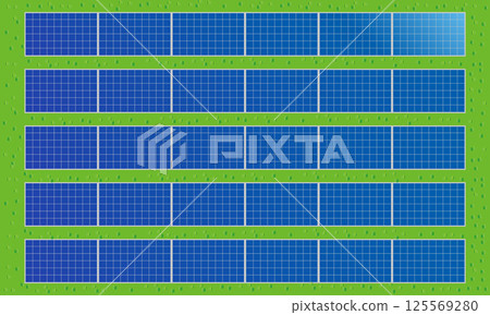 太陽能板的圖像插圖 太陽能板的圖像插圖 125569280