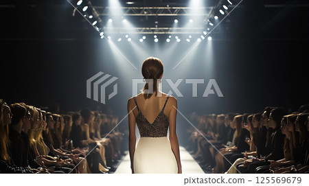 走秀台的超模 125569679