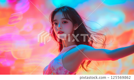 女性偶像風格肖像 125569862