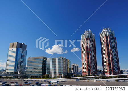 Scenery around Tokyo Teleport Station in Odaiba, Tokyo 125570085