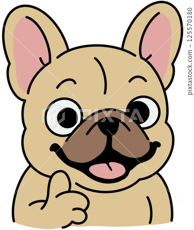 French bulldogs Cute toy dogs with funny muzzles. Adorable puppies play, rest, relax, have fun. Amusing pets, domestic animals. Flat isolated vector illustration on white French bulldogs Cute toy dogs with funny muzzles. Adorable puppies play, rest, relax, have fun. Amusing pets, domestic animals. Flat isolated vector illustration on white 125570180