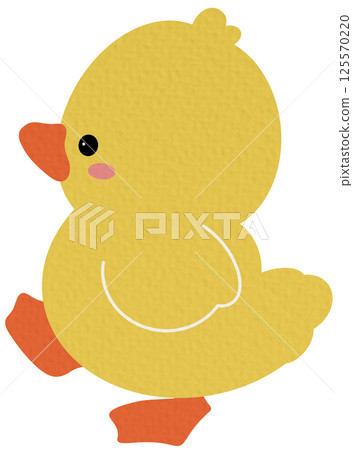 duck, cartoon, chick 125570220