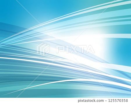 Abstract wave background material with a sense of speed_light blue Abstract wave background material with a sense of speed_light blue 125570358