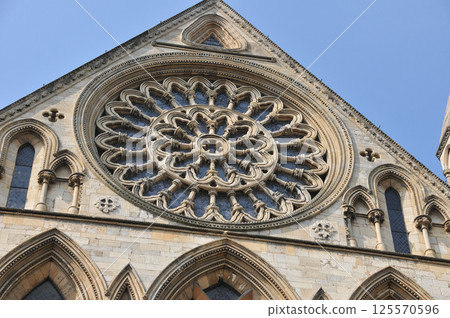The exterior of York Cathedral in England The exterior of York Cathedral in England 125570596