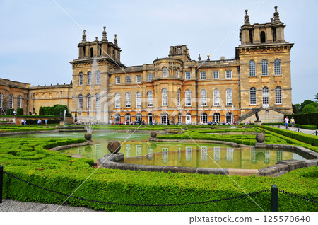 Photo of Blenheim Palace buildings in England, UK Photo of Blenheim Palace buildings in England, UK 125570640