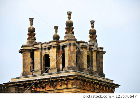 Photo of Blenheim Palace buildings in England, UK Photo of Blenheim Palace buildings in England, UK 125570647