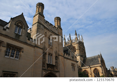 Traditional architecture in Oxford, England Traditional architecture in Oxford, England 125570670