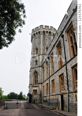 buildings in Windsor Castle, England 125570761