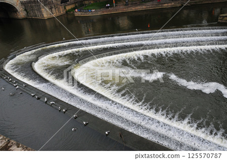 a river near bath, England a river near bath, England 125570787
