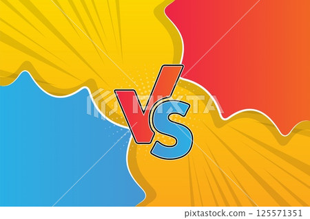 Versus Battle Background Design Template 125571351