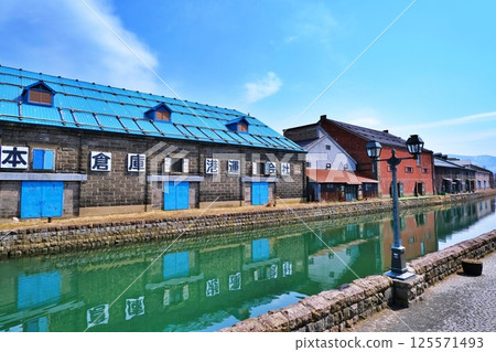 Scenery of Otaru Canal, Hokkaido 125571493