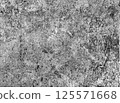 High-resolution black and white grunge texture with rough, cracked, and scratched surface details. Perfect for backgrounds, overlays, posters, album covers, vintage design 125571668