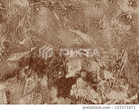 High-resolution black and white grunge texture with rough, cracked, and scratched surface details. Perfect for backgrounds, overlays, posters, album covers, vintage design 125571671