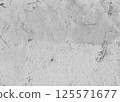 High-resolution black and white grunge texture with rough, cracked, and scratched surface details. Perfect for backgrounds, overlays, posters, album covers, vintage design 125571677