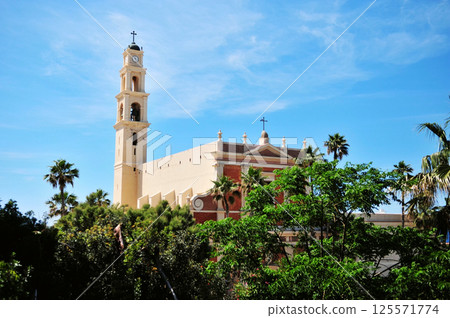 Photo of a church in the old city of Tel Aviv, Israel 125571774