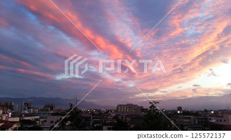 Sunset sky in Japan 125572137